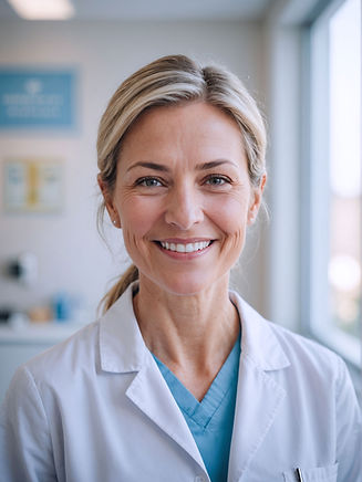 Professionista medico sorridente