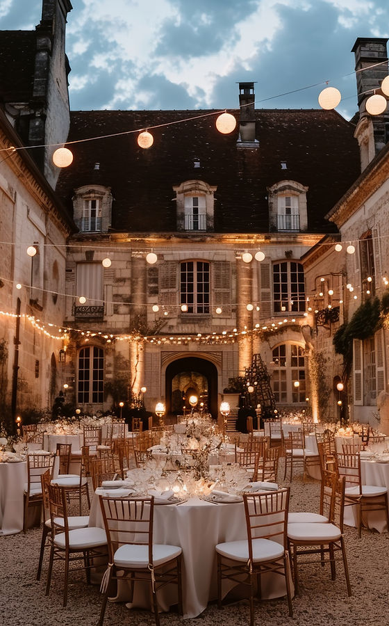 Elegant Courtyard Wedding