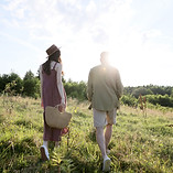 Couple dans la nature