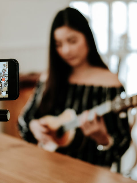 Filming a Music Video