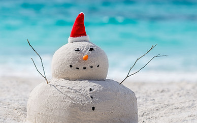 Sand Snowman