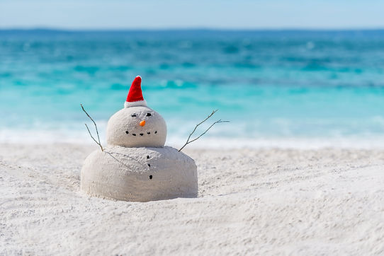 Sand Snowman