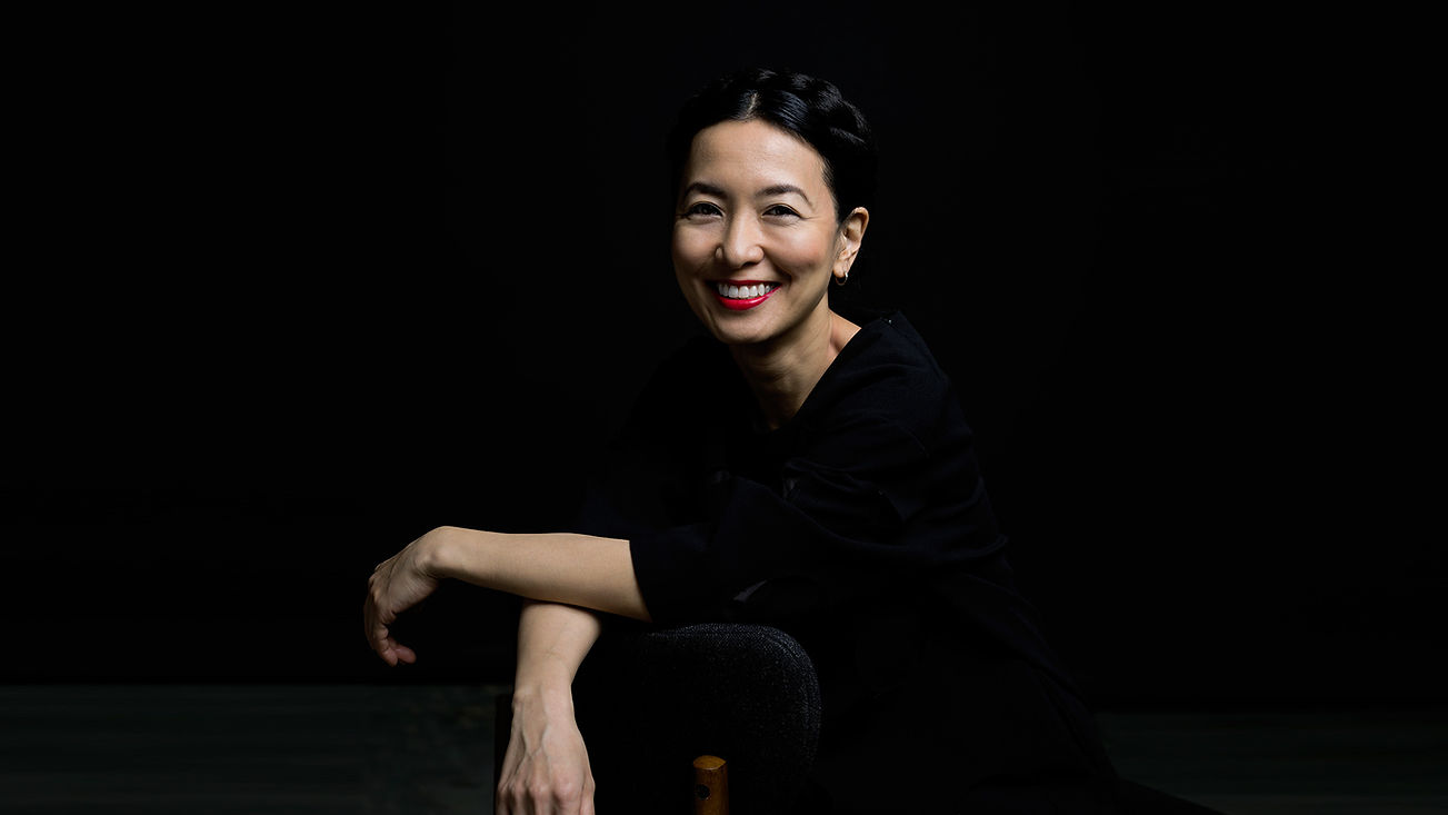 Retrato de mulher sorridente