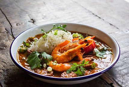 Arroz y camarones