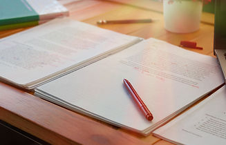 A book with writing