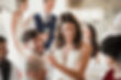 Mariée à la réception de mariage