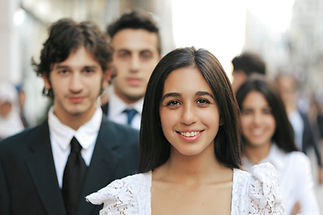 Four College Students on the Street