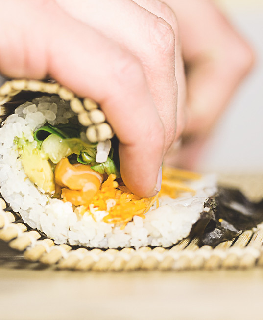 巻き寿司の準備