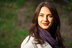 A portrait of a young person