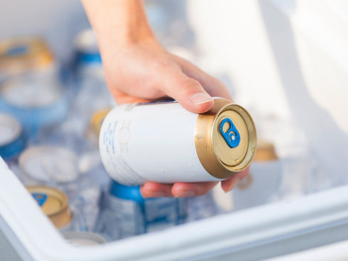 Grabbing a nice cold drink