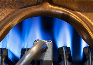 Blue Gas Flame