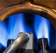Blue Gas Flame