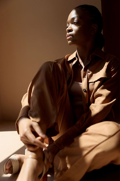 Model in Brown