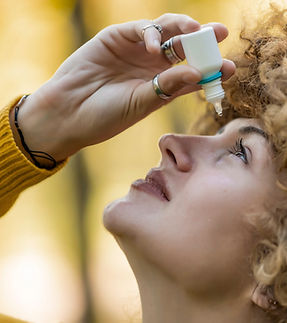Putting Eye Drops