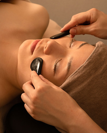 Soin du visage relaxant