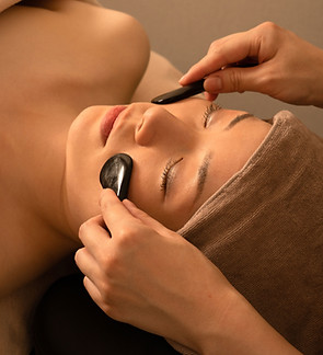 Soin du visage relaxant