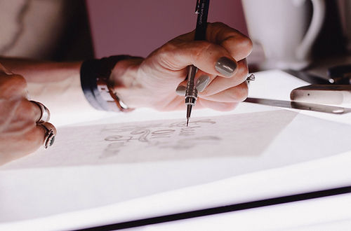 Artist Sketching