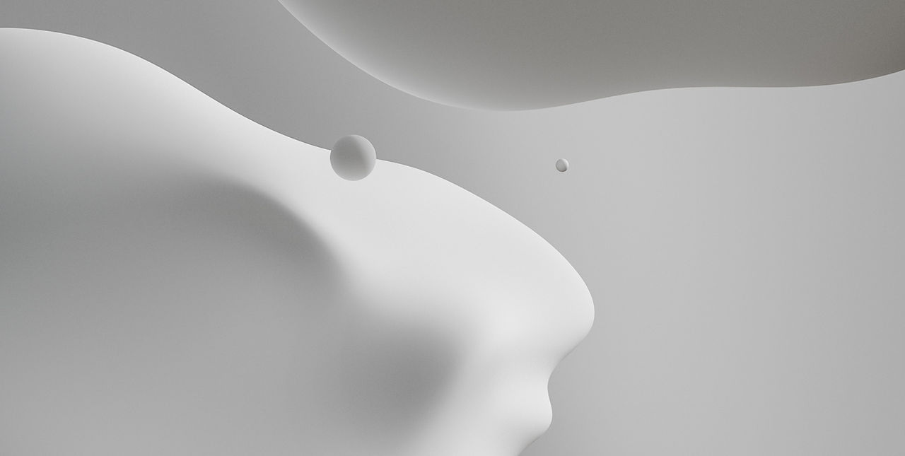 White Abstract Artwork