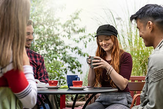 Enjoying Drinks Outdoors