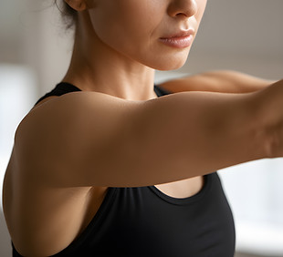 Woman Stretching Arm