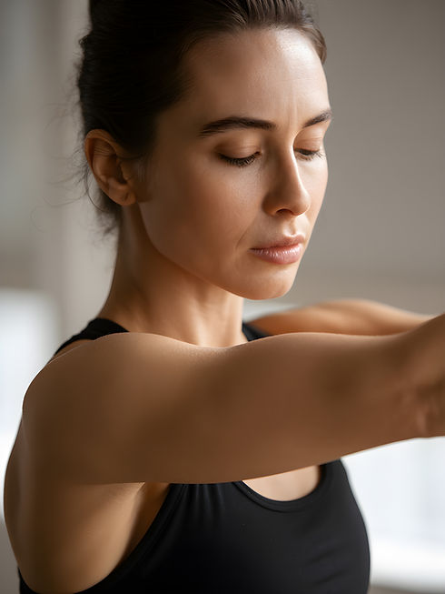 Woman Stretching Arm