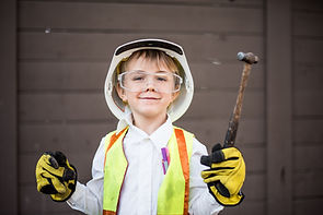 Child Dressed as Worker