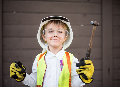 Child Dressed as Worker