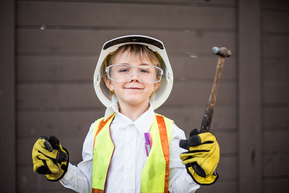 Child Dressed as Worker