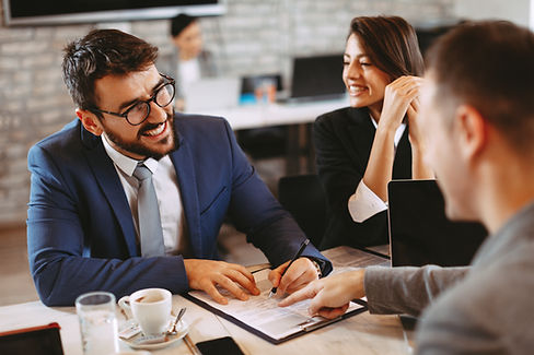 Alta Lux Living team member reviewing a referral document