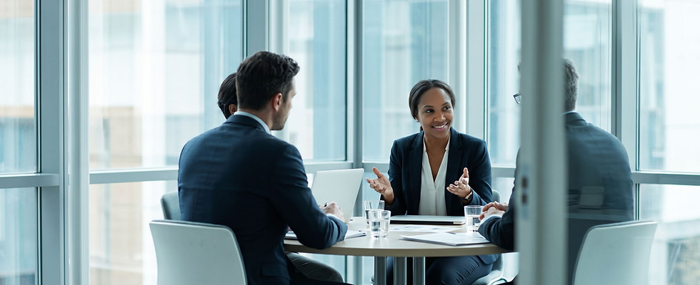 Discussion Réunion d'affaires