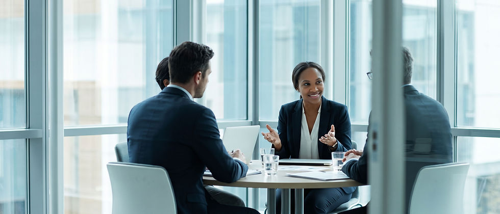 Discussion Réunion d'affaires