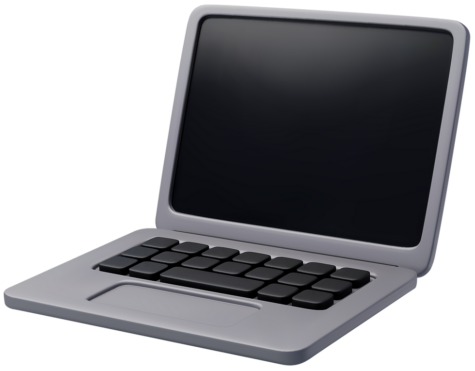 Open Grey Laptop