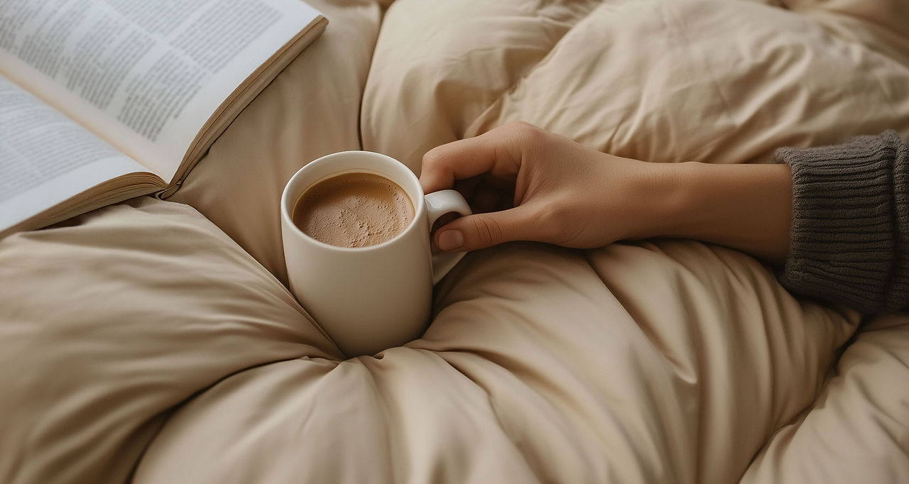 Kaffe og bok