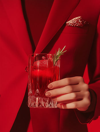 Red Cocktail Closeup