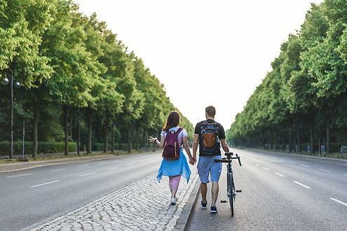 Walking on the Street