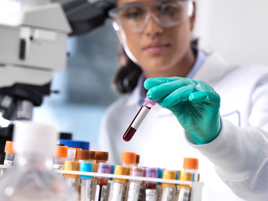 Analyses sanguines en laboratoire