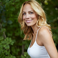 Glimlachende mevrouw