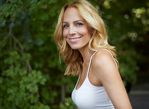 Woman Smiling Outdoors