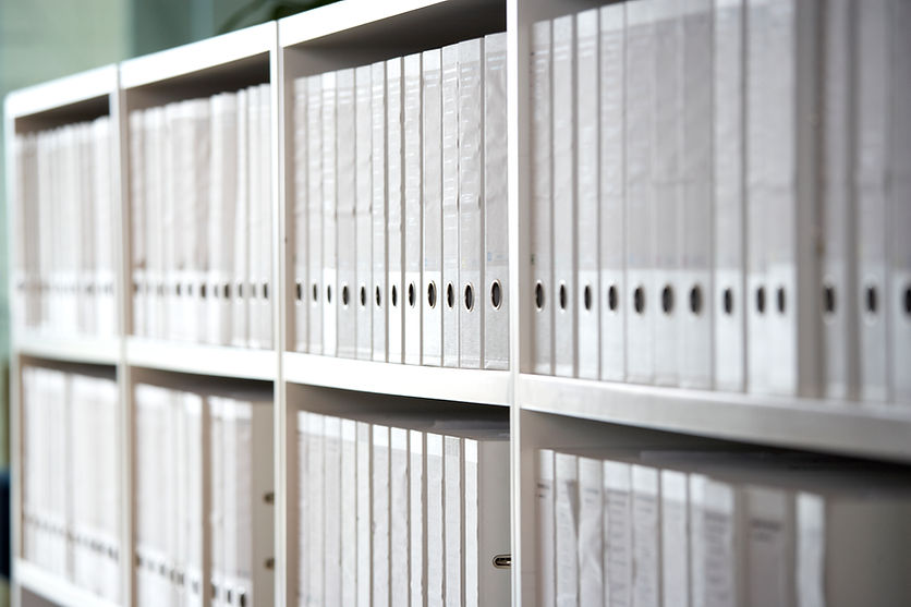 Rows of Binders