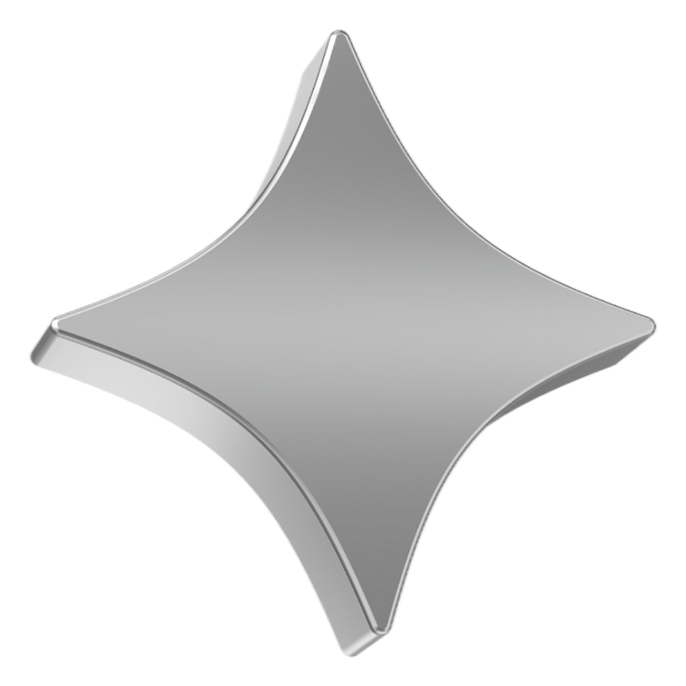 Металлическая форма звезды