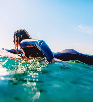 Woman Surfing