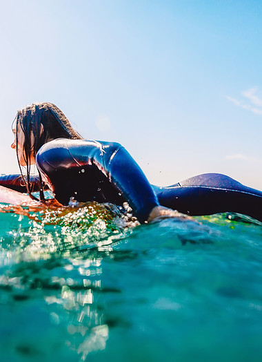 Woman Surfing