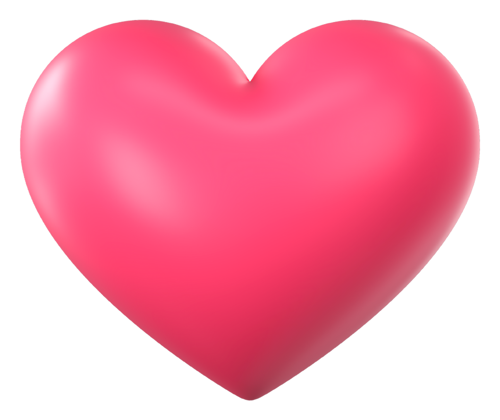 Icono de corazón rosa