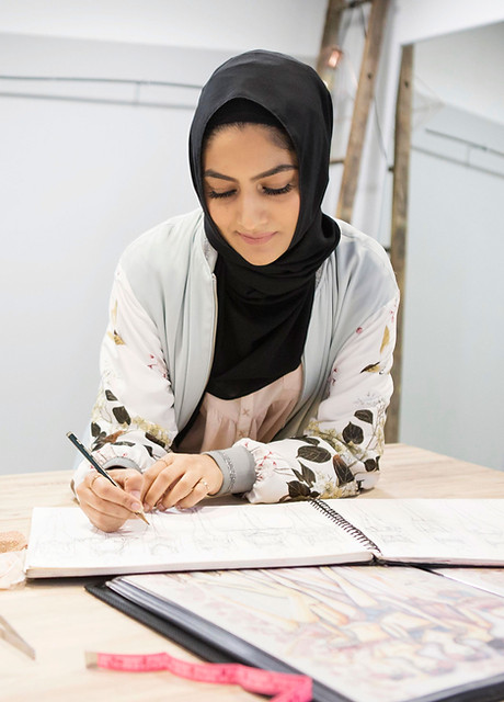 Woman Sketching