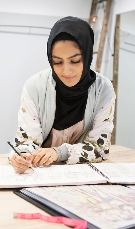 Woman Sketching