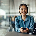 Smiling woman