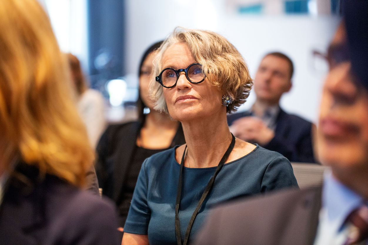 Professional Attending a Seminar