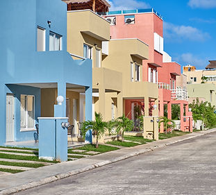 Pastel Colored Buildings