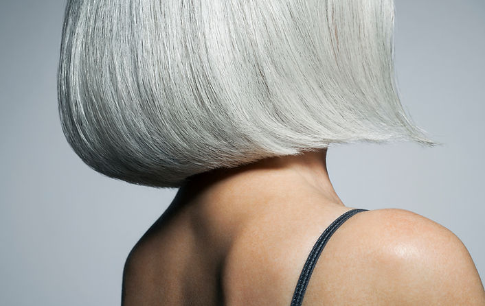 Silver Bob Hairstyle