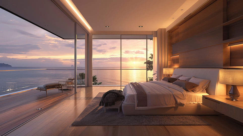 Modern Beach Bedroom